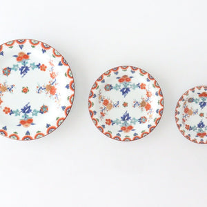 Round Plate Plum and Chrysanthemum Pattern | Arita Ware