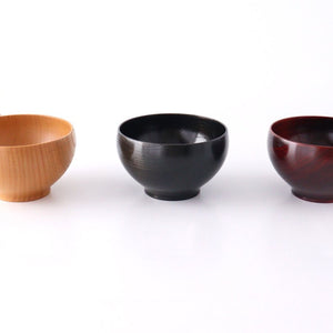 Sen Chitose Soup Bowl Zelkova | Yamanaka Lacquerware