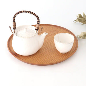 Japanese Teapot White | Kyusu Mino Ware