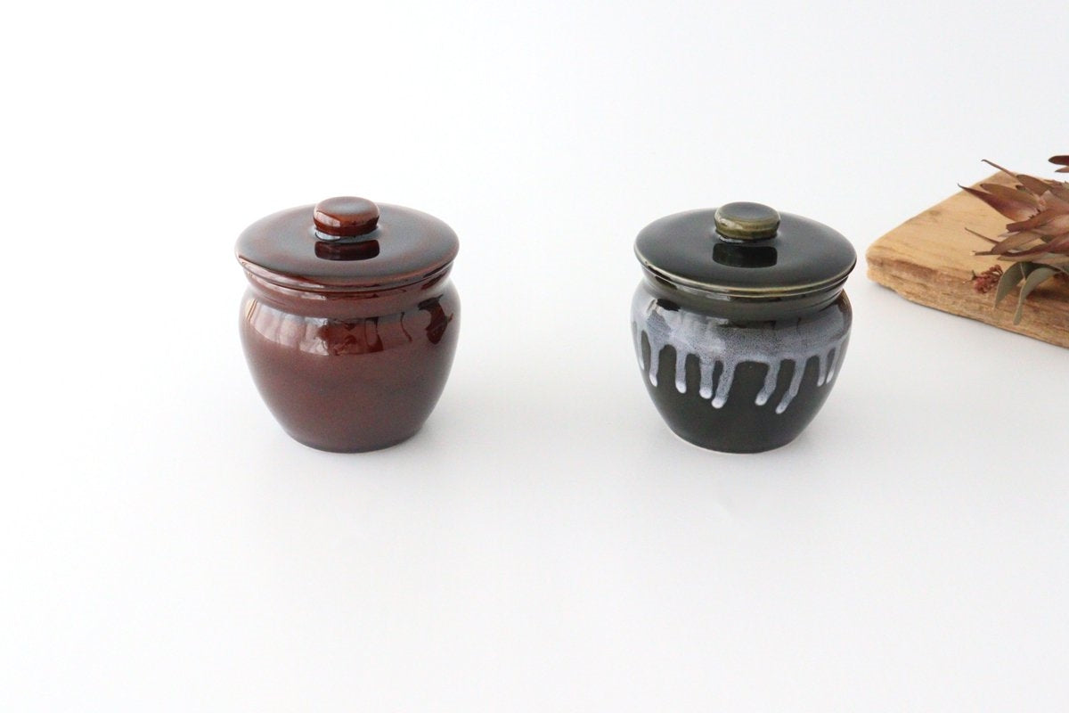 Small pot tea pottery Mino ware