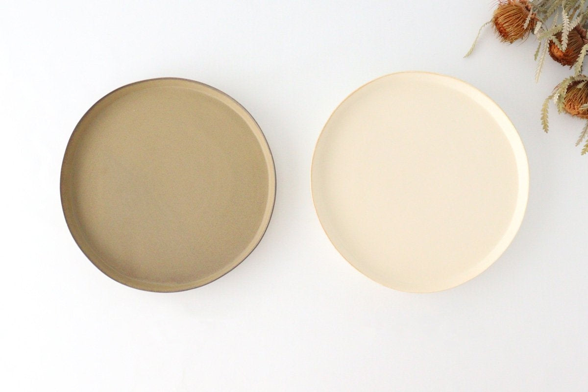 ORLO Round Plate Ivory 24cm/9.4in | Mino Ware