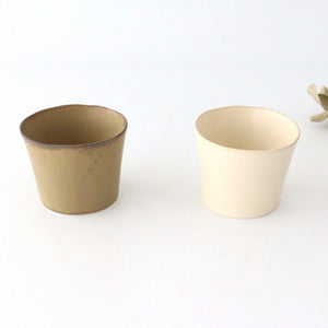 ORLO Free Cup Ivory | Soba Choko Mino Ware