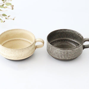 Stack Soup Cup Tobikanna Ivory | Mino Ware