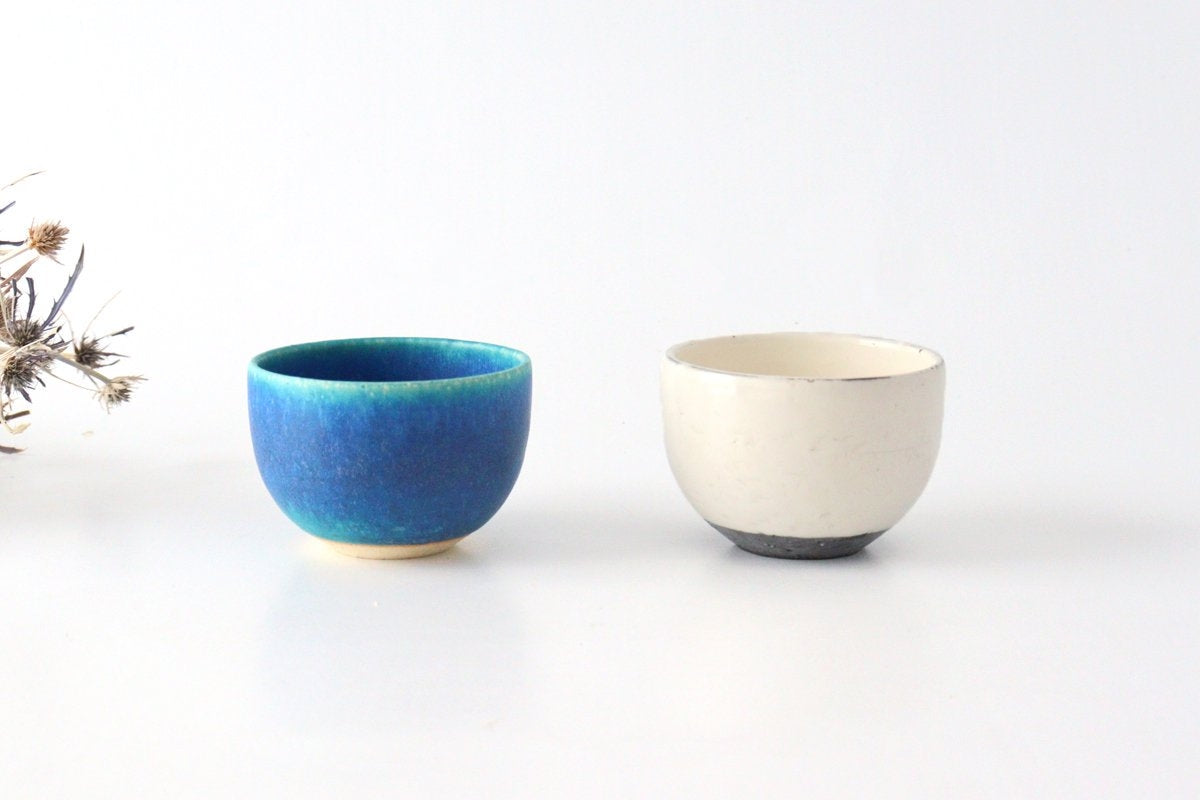 Small Cup Turquoise | Yunomi Shigaraki ware