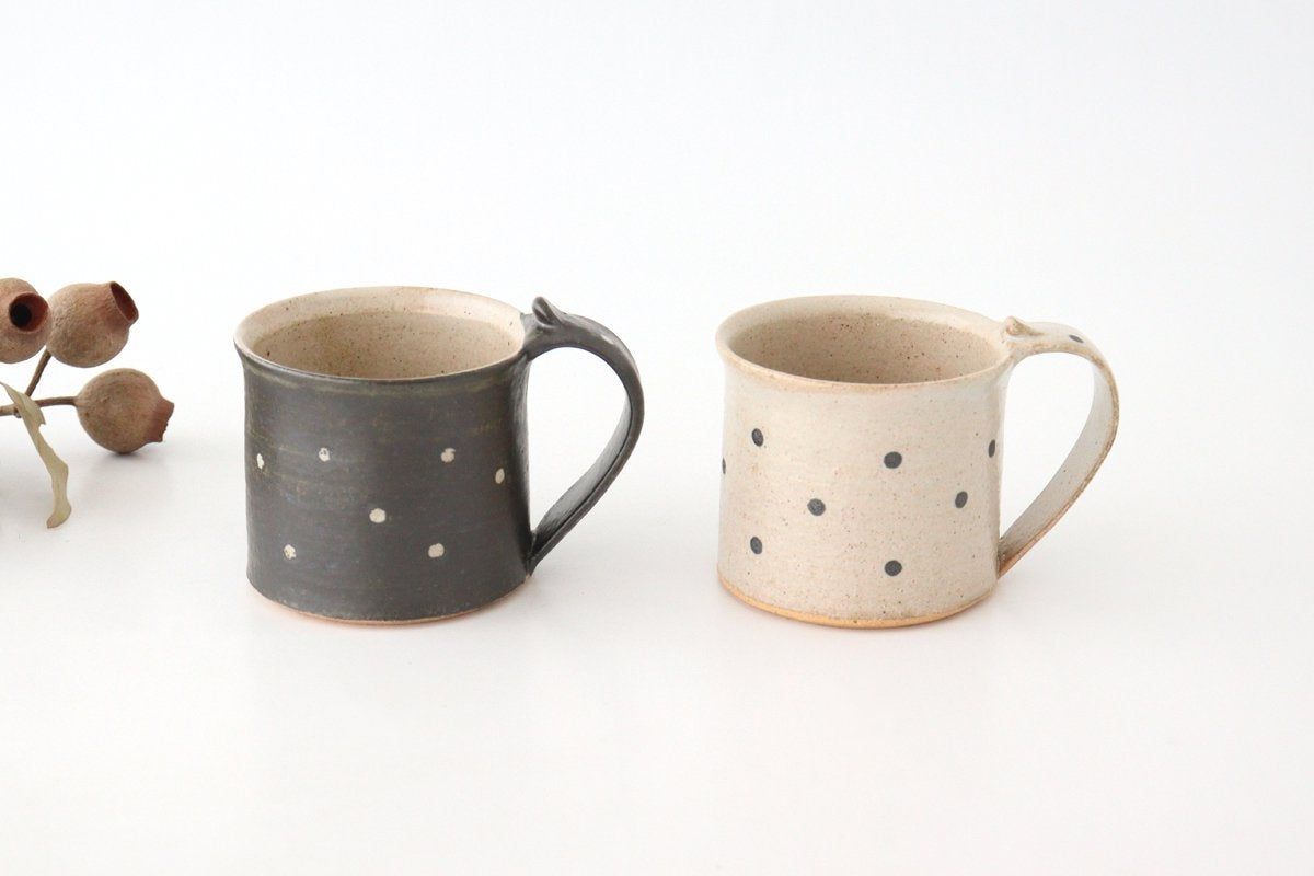 Mug Dot Black | Shigaraki Ware