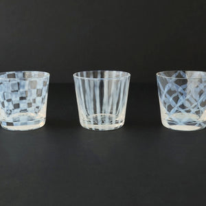 Hirota Glass Soba Tokusa Stripe | Free Cup