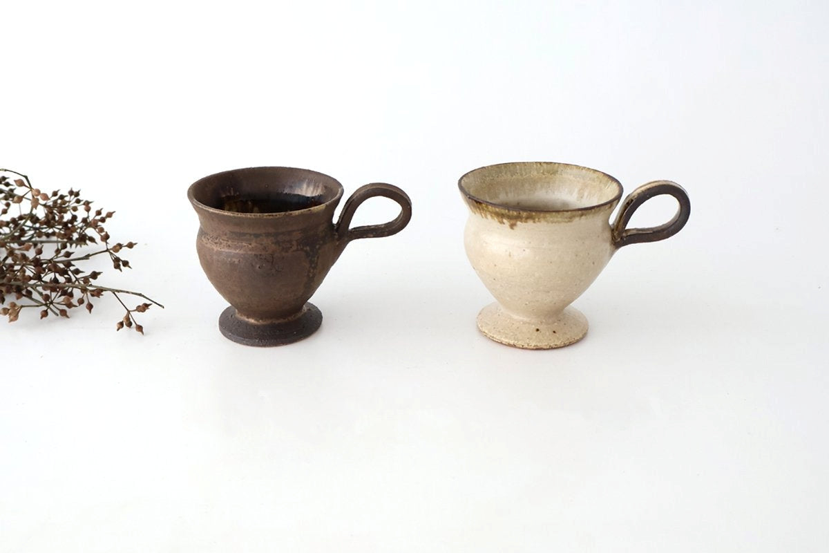 Kosendo Demi Cup Brown Tag | Shigaraki Ware