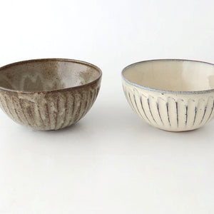 Donburi Bowl Gray-Carved | Shigaraki Ware