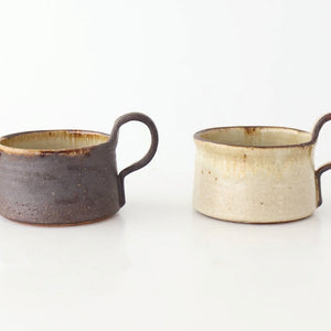 Kosendo Soup Mug Brown Tag | Shigaraki Ware