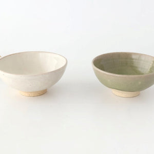 Rough Clay Rice Bowl White | Mino Ware