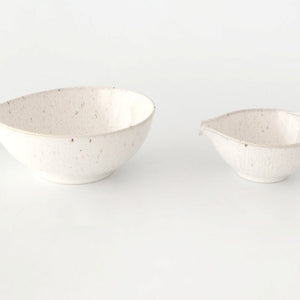 Small Bowl Fig-shape White 9cm/3.5in | Kobachi Mino Ware