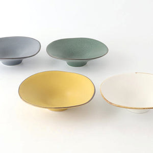 Morning Glory-shaped Bowl White | Serving Bowl Mino Ware