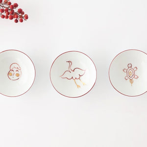 Sauce Plate White Crane | Hasami Ware