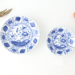 Small Plate Underglaze Blue Fuyo-de 10㎝/4in | Arita Ware