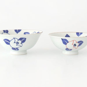 Rice Bowl Red Camellia | Arita Ware