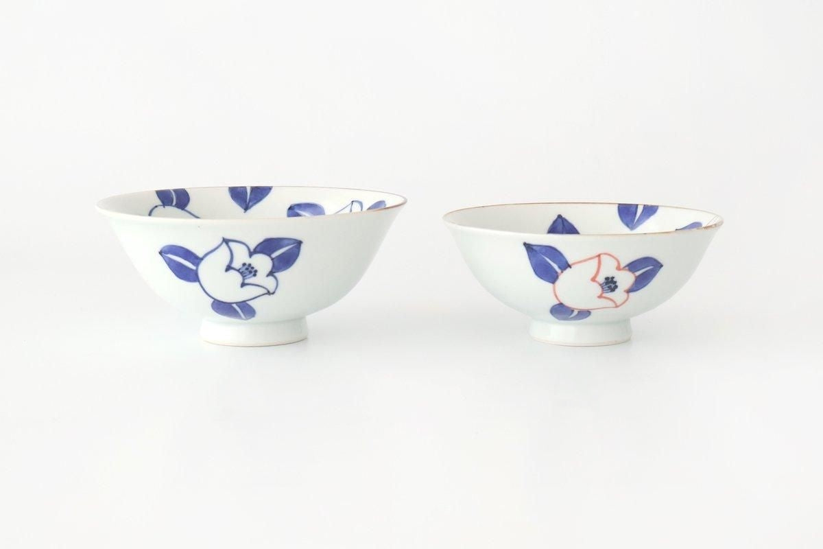 Rice Bowl Red Camellia | Arita Ware