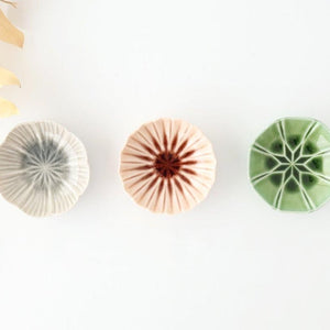 Flower-design Small Bowl Green | Kobachi Mino Ware