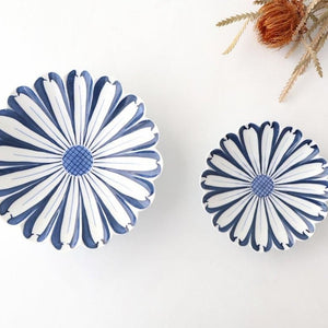 Chrysanthemum Plate Blue Small | Hasami Ware