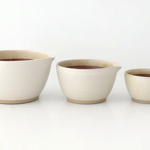 Motoshige Pottery Mortar Matte White Small | Iwami Ware