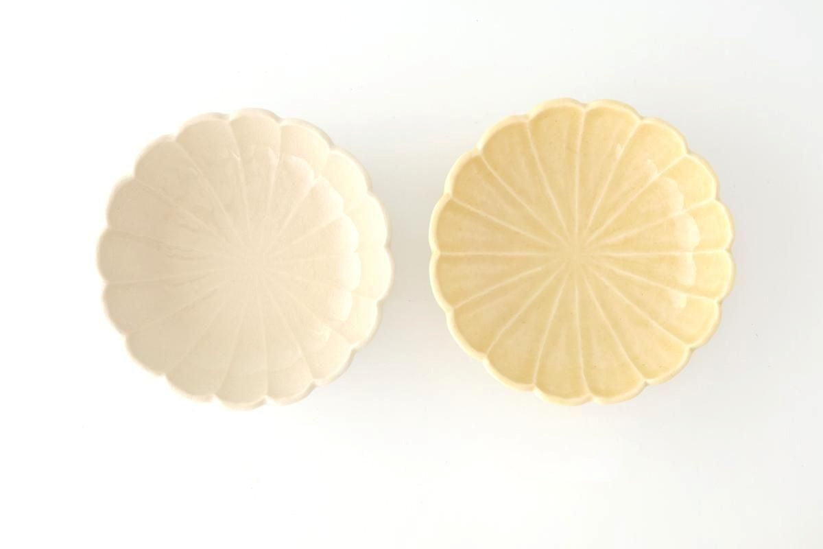 Chrysanthemum-shaped Bowl White 17㎝/6.6in | Seto Ware