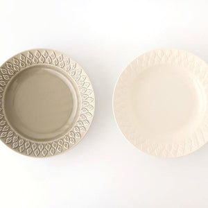 Kosen Kiln leaf Soup Plate Gray | Banko Ware