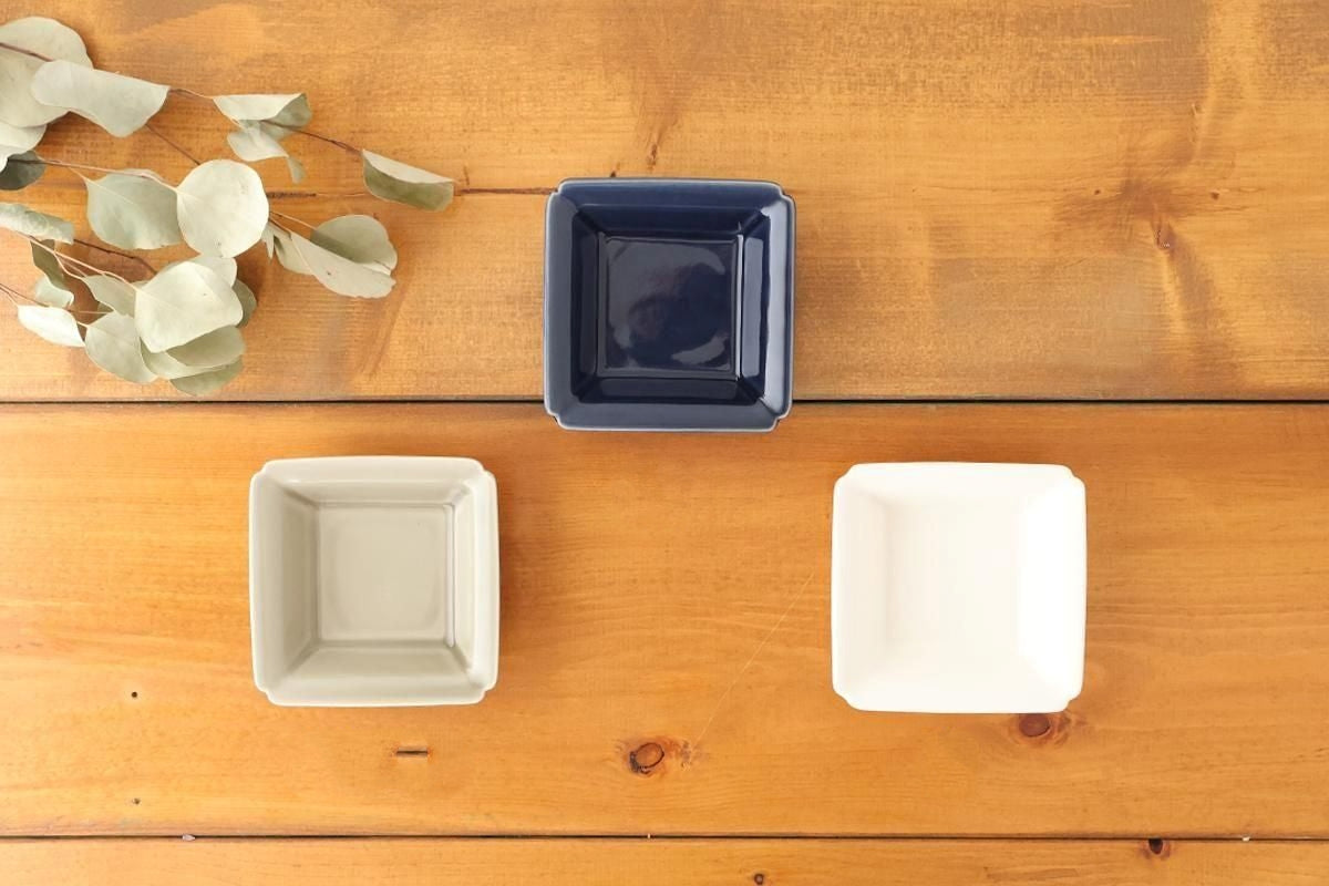 Kosen Kiln Small Square Bowl White | Kobachi Banko Ware