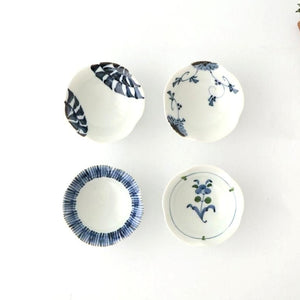Small Bowl Blue Floral Arabesque | Kobachi Hasami Ware