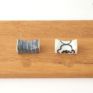 Chopstick Rest Tokusa Black | Hashioki Hasami Ware