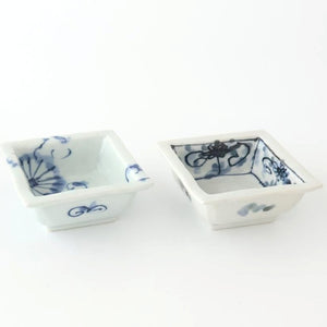 Square Small Bowl Peony and Arabesque | Kobachi Arita Ware
