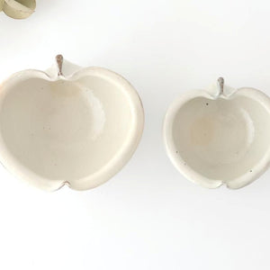 Furutani Seitosho Apple-shaped Bowl White 15㎝/6in