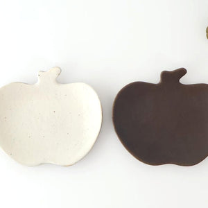 Furutani Seitosho Apple-shaped Plate White 16.5㎝/6.5in