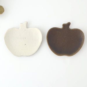 Furutani Seitosho Apple-shaped Plate White S