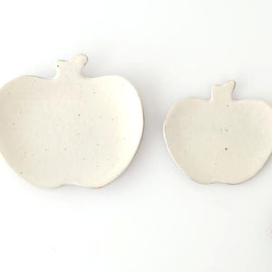 Furutani Seitosho Apple-shaped Plate White S