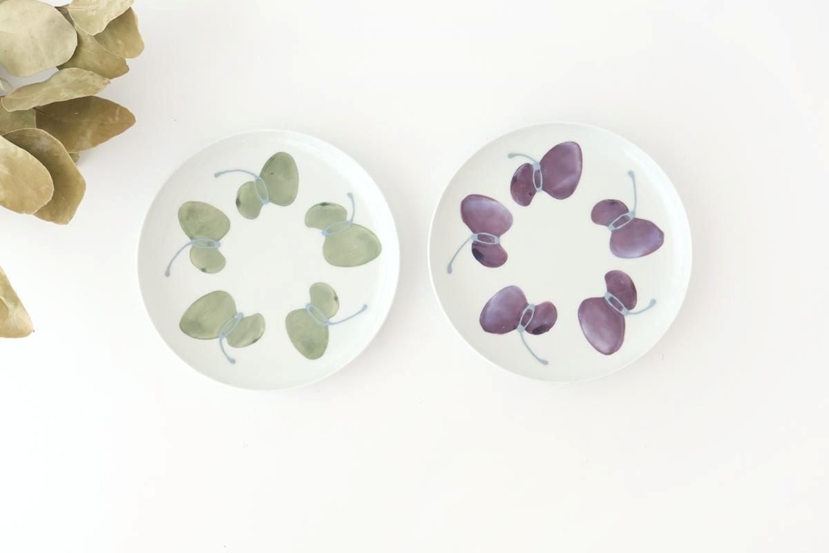 Round Plate Caciocavallo Purple Medium | Hasami Ware