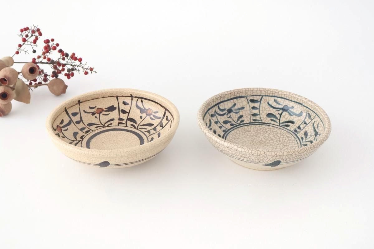 Kitagama Kasen Hiroshige Kato Round Bowl Akae 14cm/5.5in | Kobachi Seto Ware