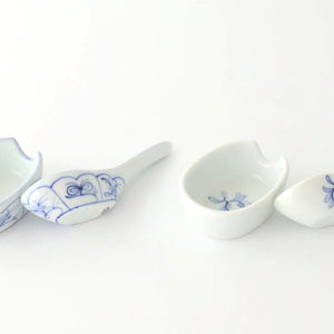 Baizan Kiln Renge（Chinese spoon)with Stand Shepherd Purse | Tobe Ware