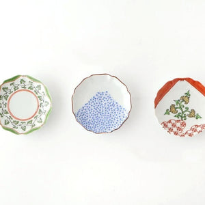 Flower-shaped Plate Blue Mt.Fuji | Sauce Plate Arita Ware
