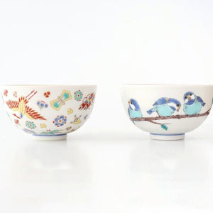 Seikou Kiln Rice Bowl  Varied Tit｜Kutani Ware