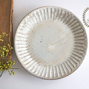 Round Shaved Plate Large | Mino Ware