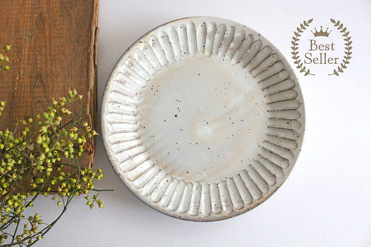 Round Shaved Plate Large | Mino Ware