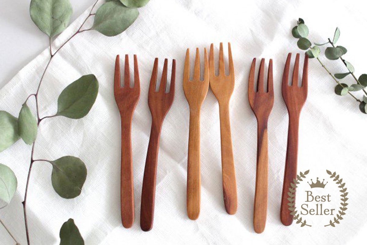 Natural Wooden Dessert fork