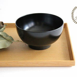 Matsuya Shikki Store Soup Bowl Black | Echizen Lacquerware