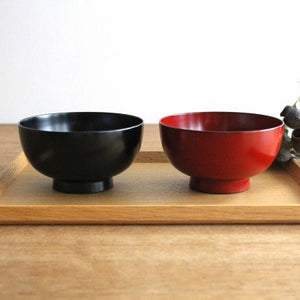 Matsuya Shikki Store Soup Bowl Black | Echizen Lacquerware