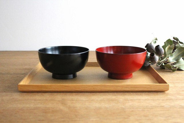 Matsuya Shikki Store Soup Bowl Black | Echizen Lacquerware