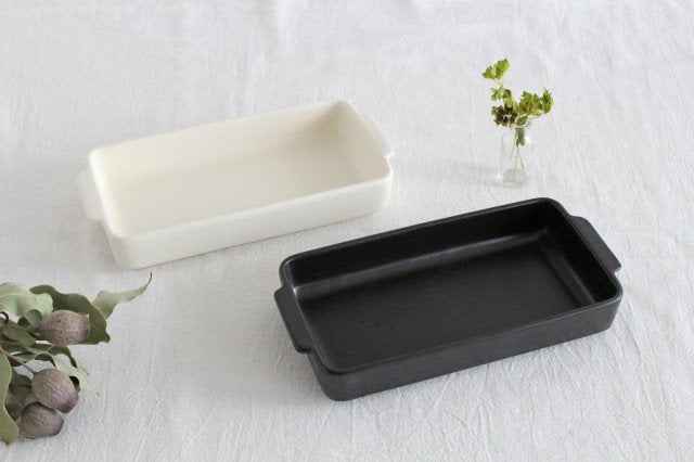 Square Deep Plate Gratin Dish White | Banko Ware