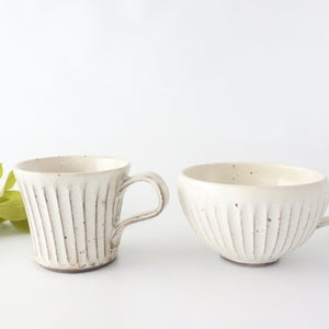 Soup Cup White Shaved | Mino Ware